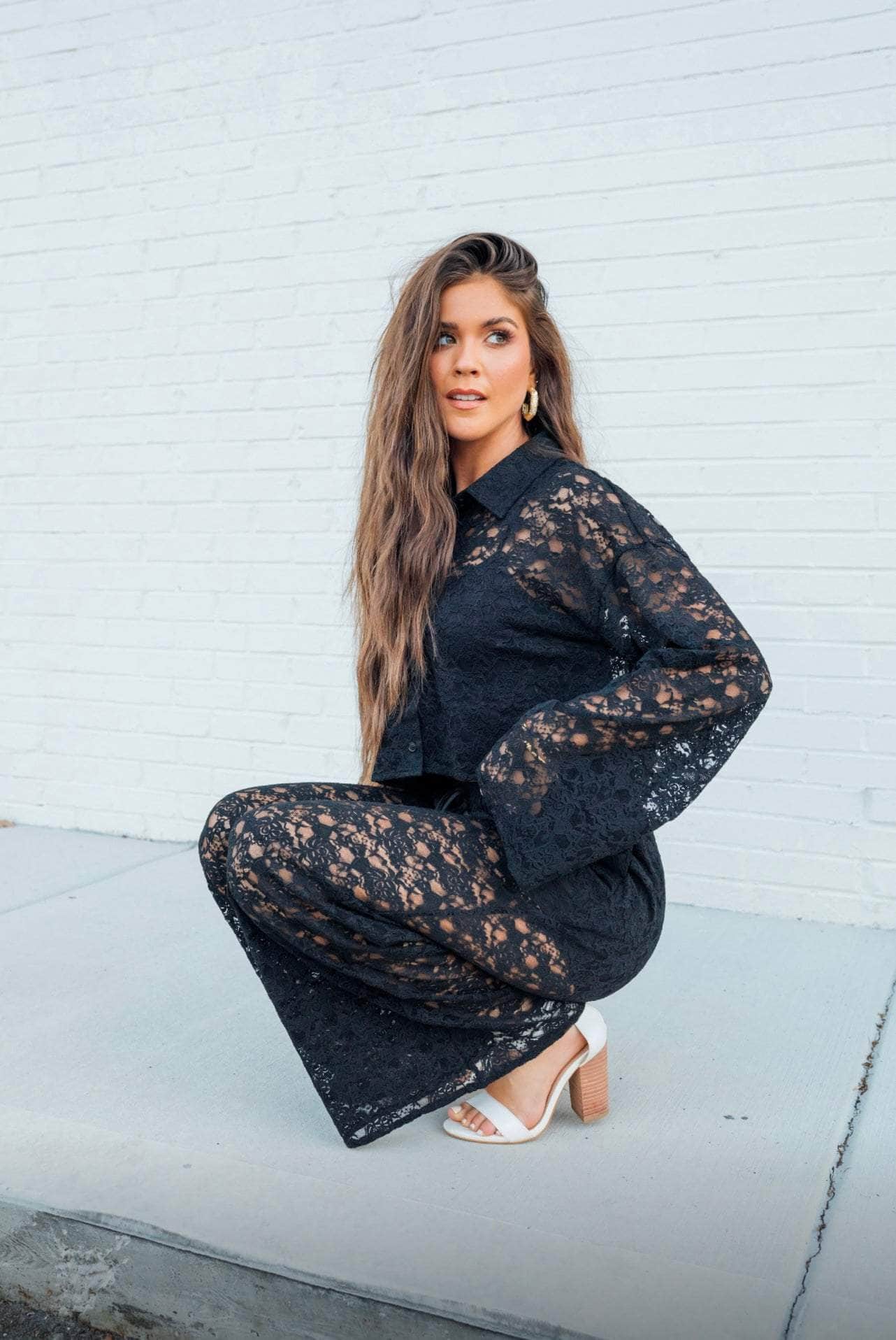 Meet Me Later Lace Pants