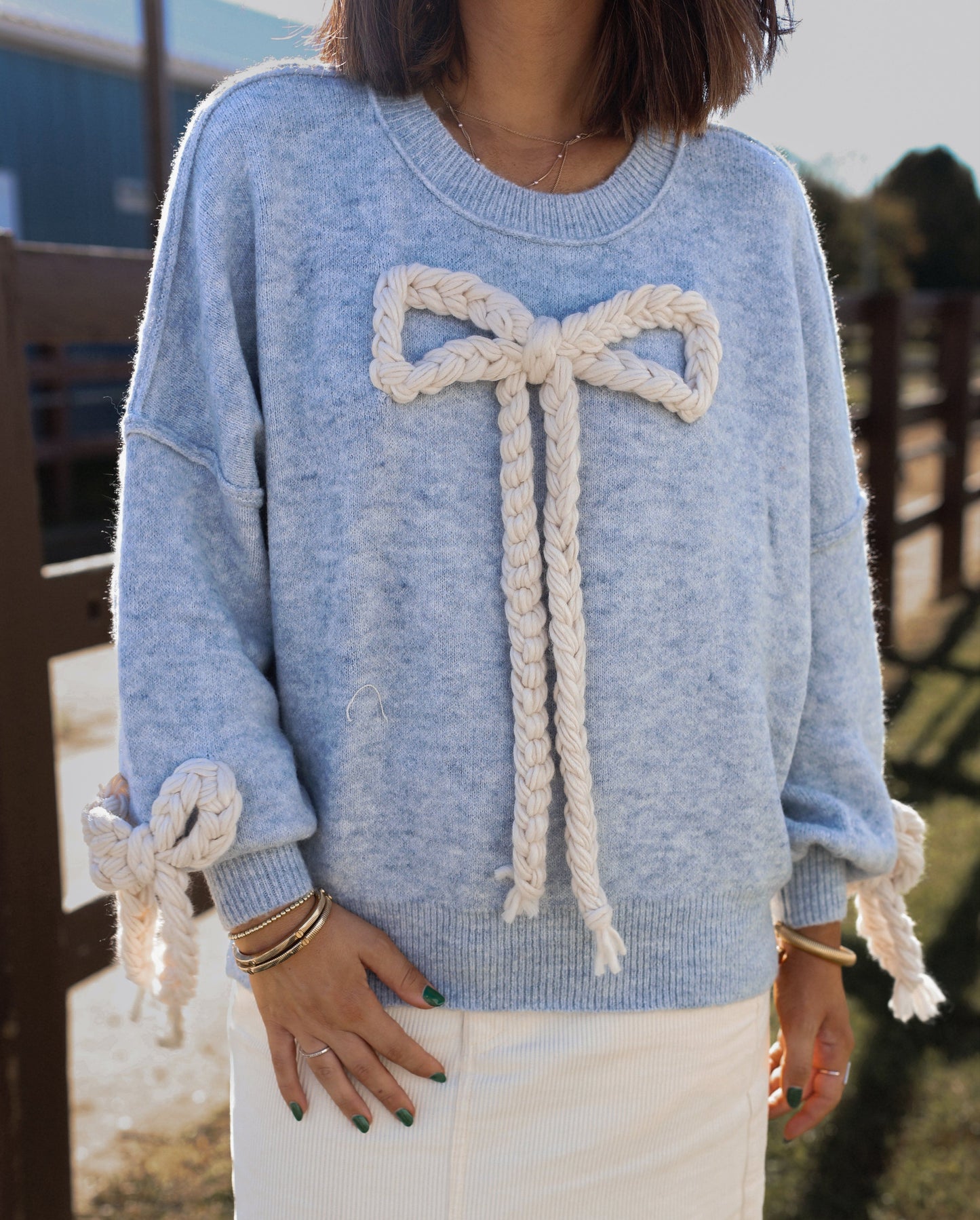 Oversized Bow Sweater