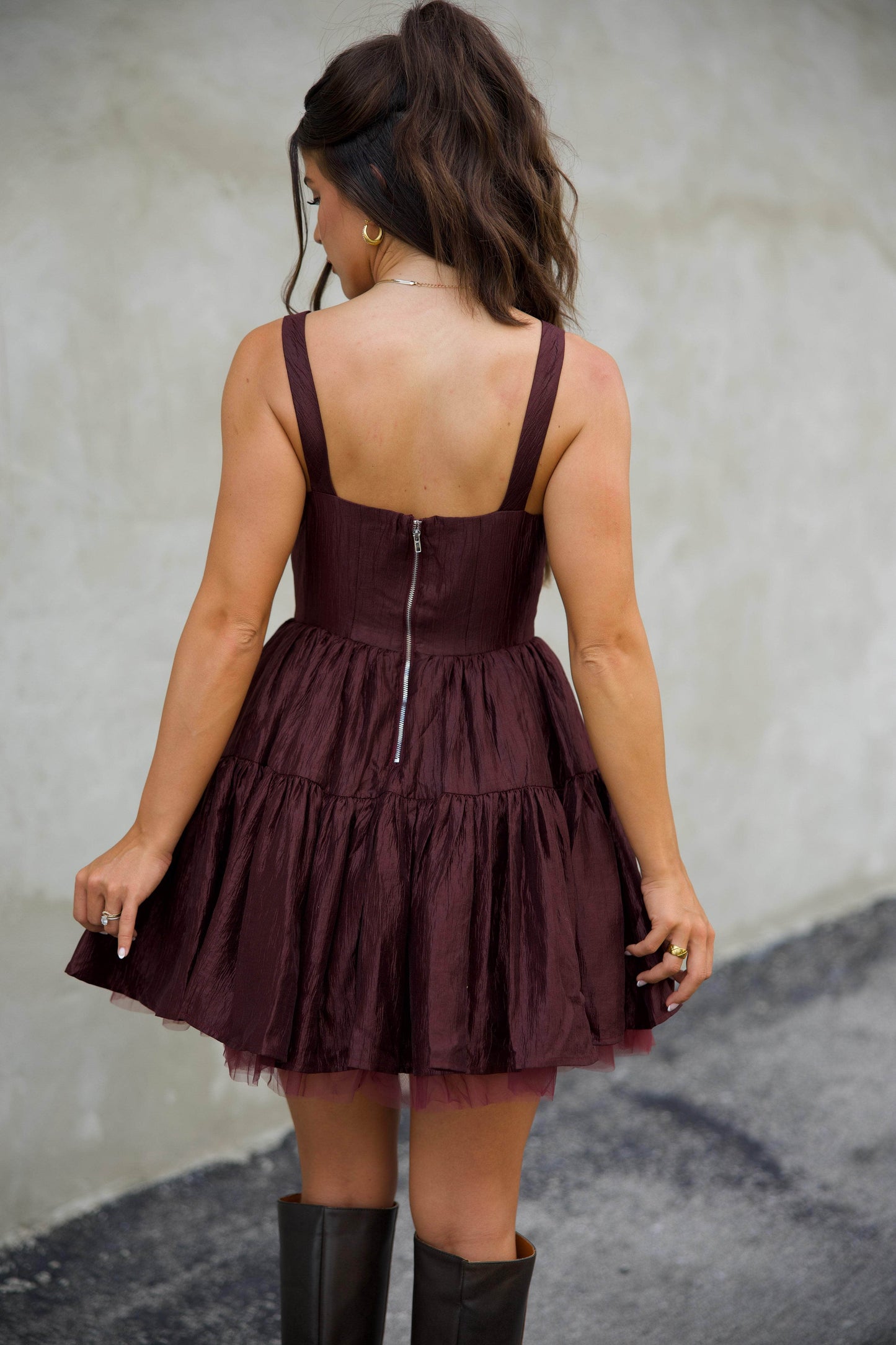 Plum Perfect Mini Dress