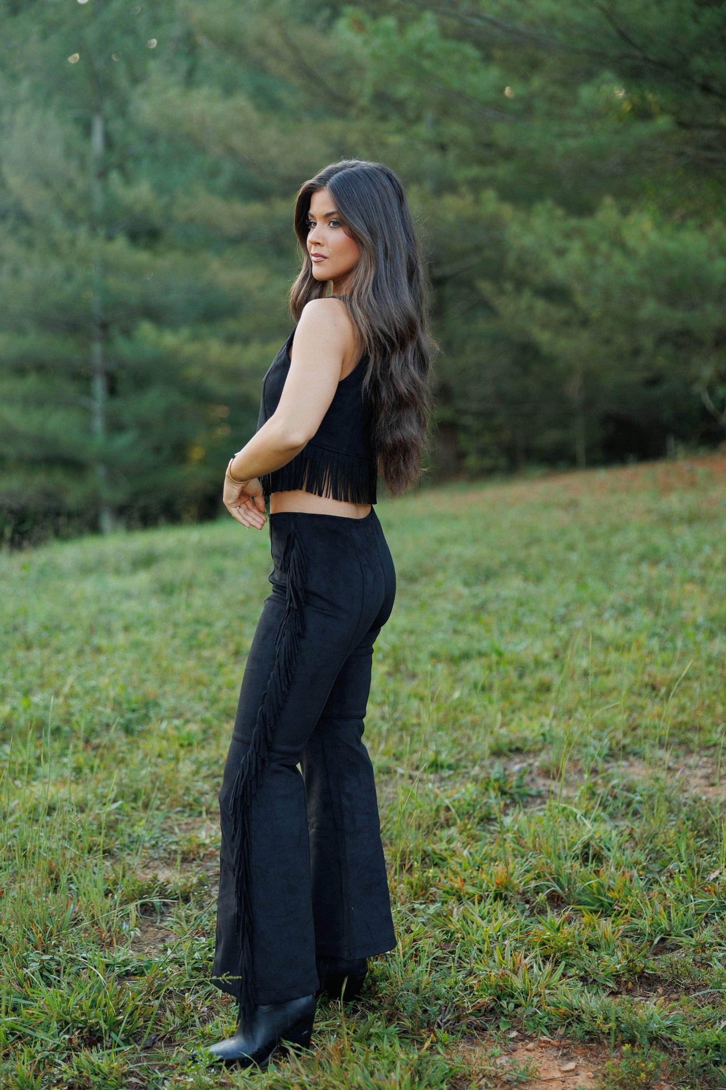 Dark Horse Suede Pants