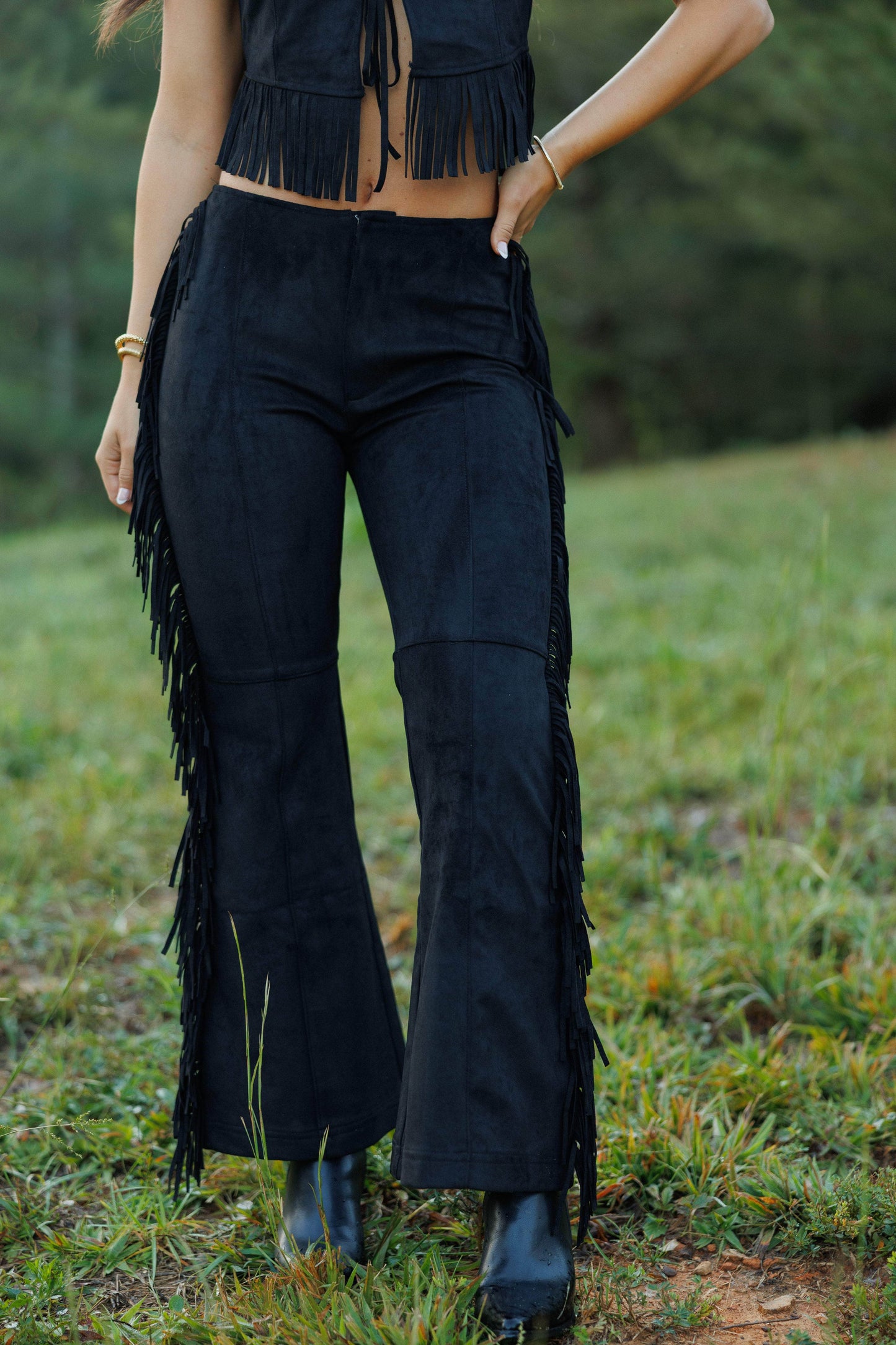 Dark Horse Suede Pants