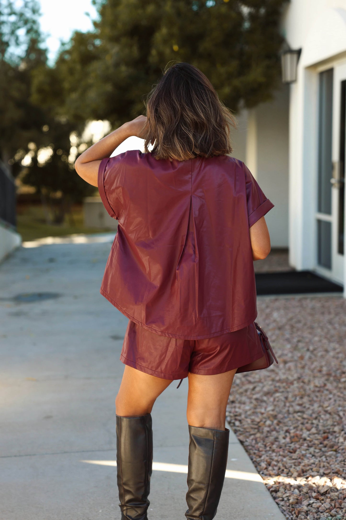 Pre-Order! Bold Behavior Leather Shorts