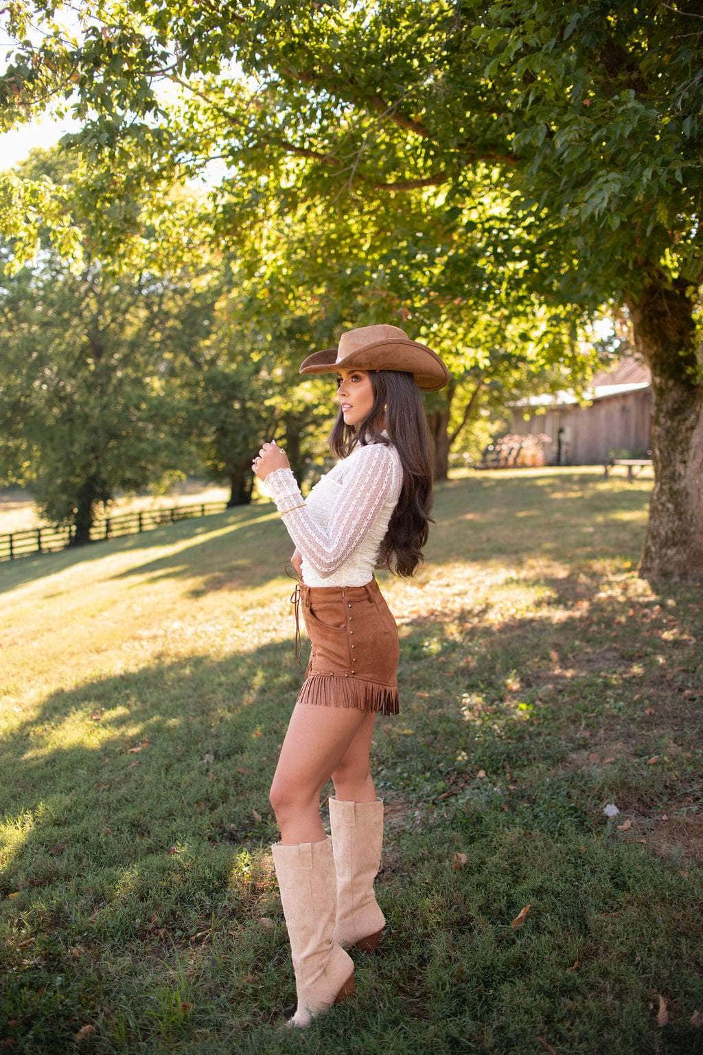 Loretta Lace Up Shorts