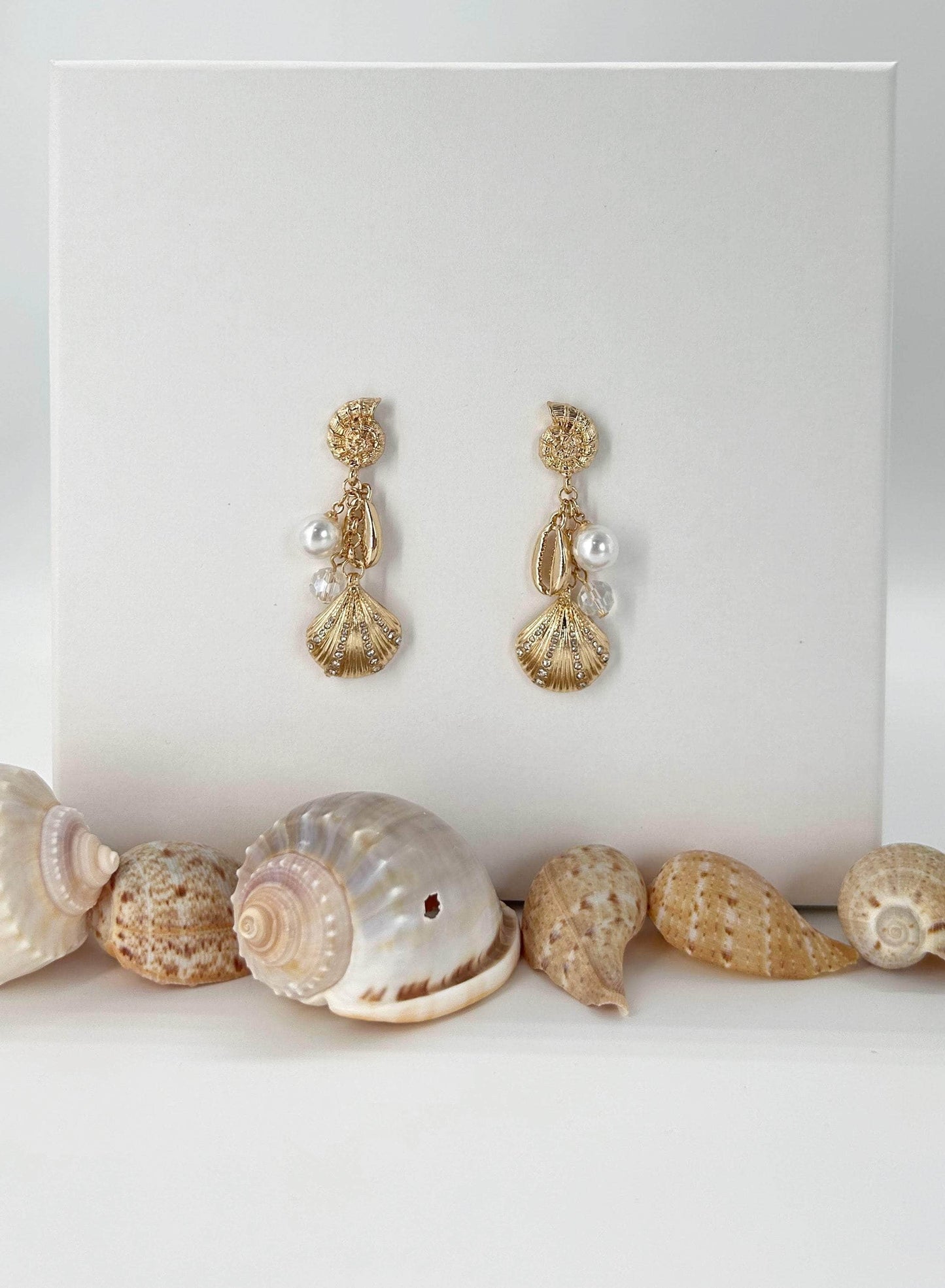 Puka Shell Drop Earrings