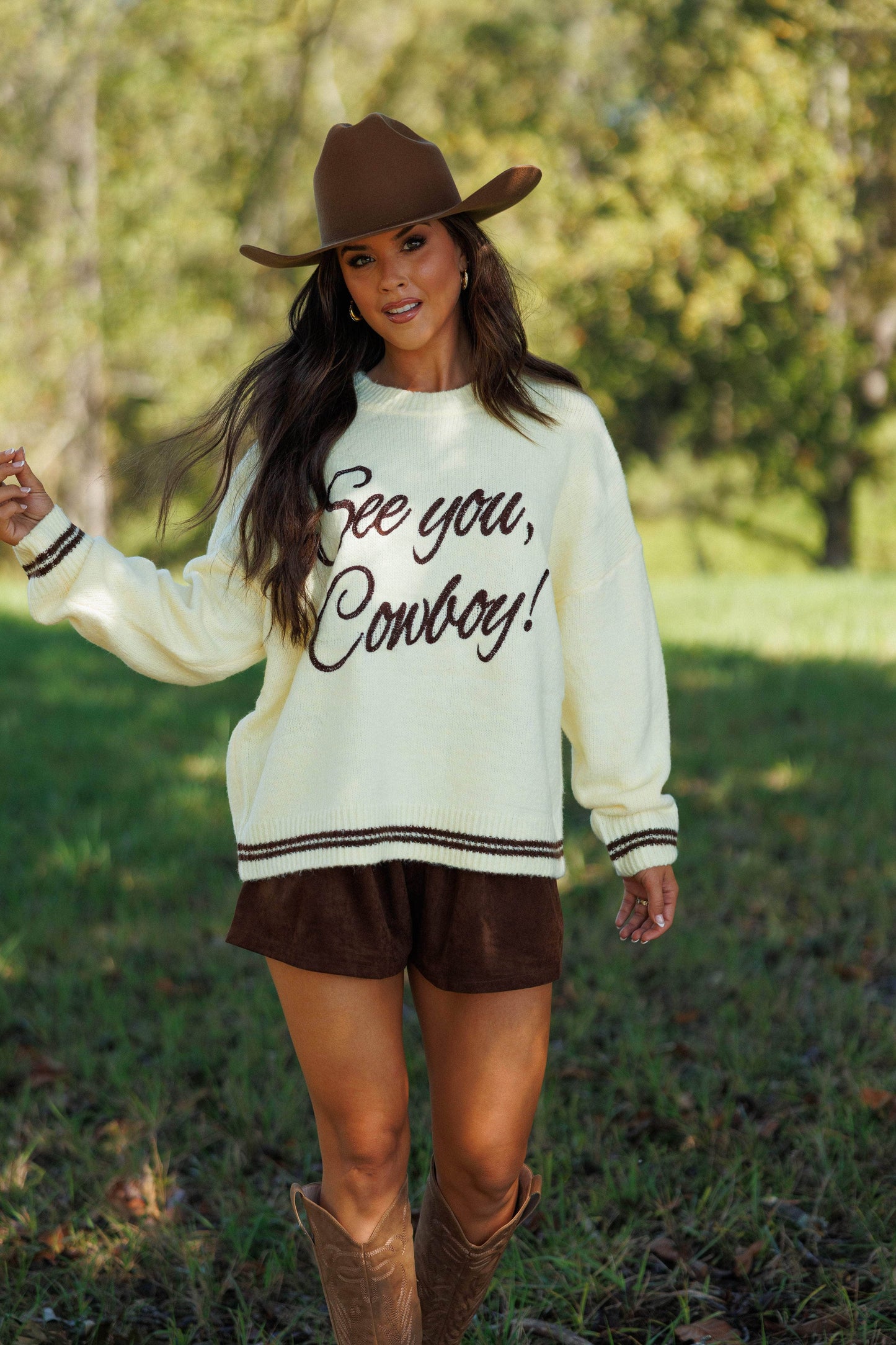 See You Cowboy Sweater