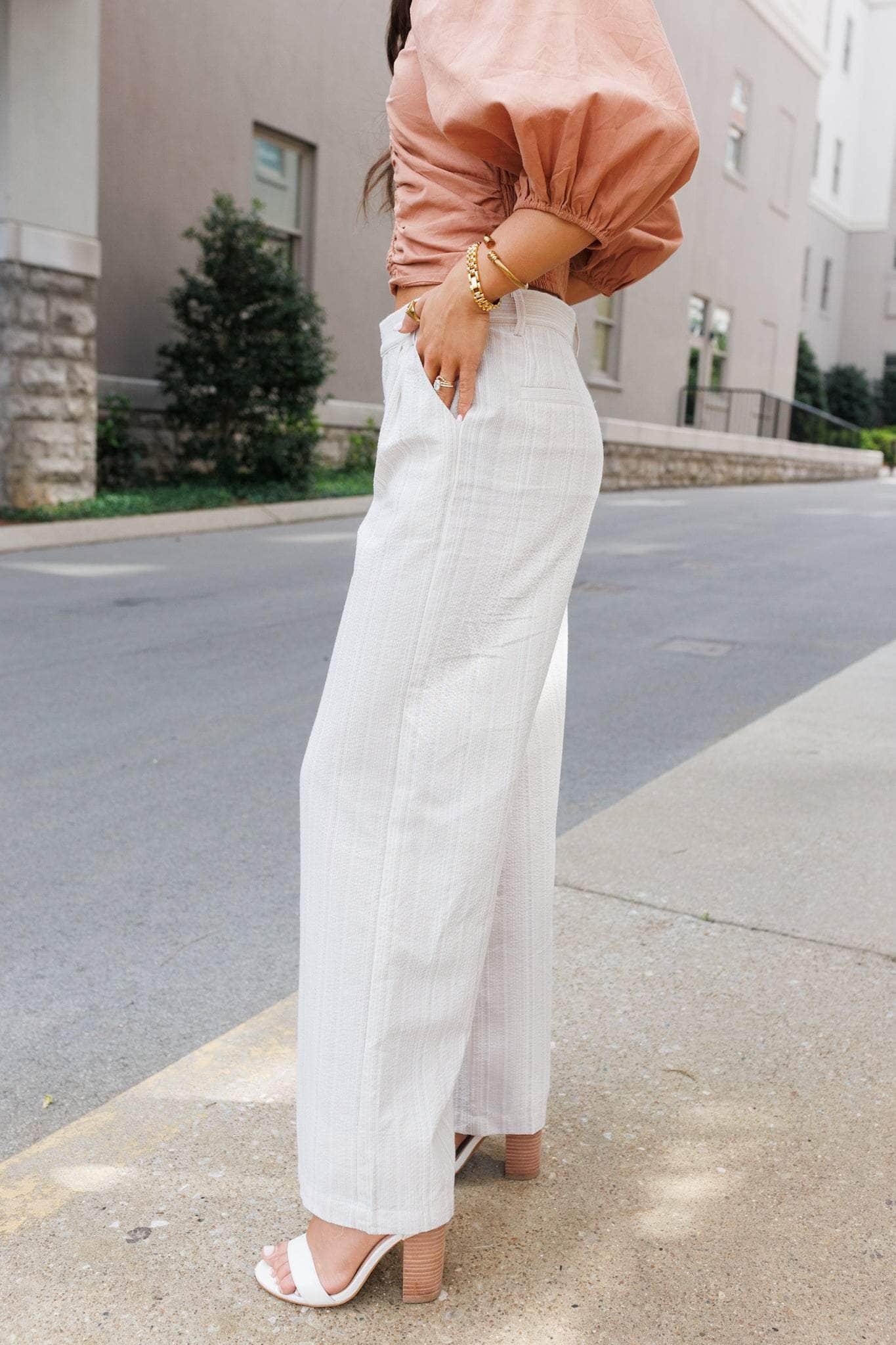 Shoreside Striped Trousers