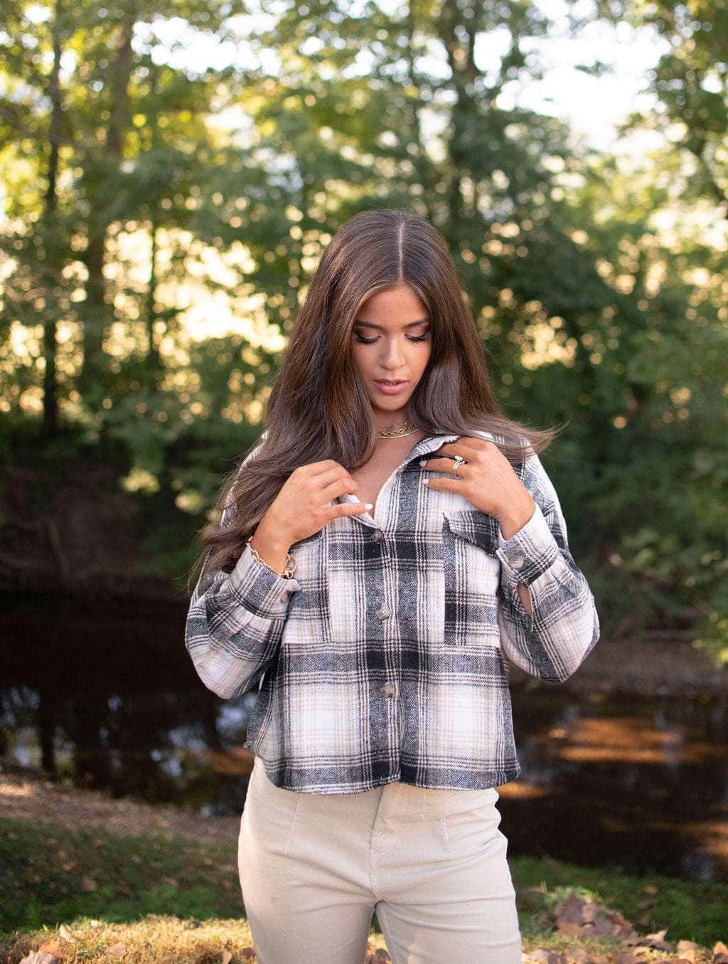 Fringe Lane Plaid Shacket