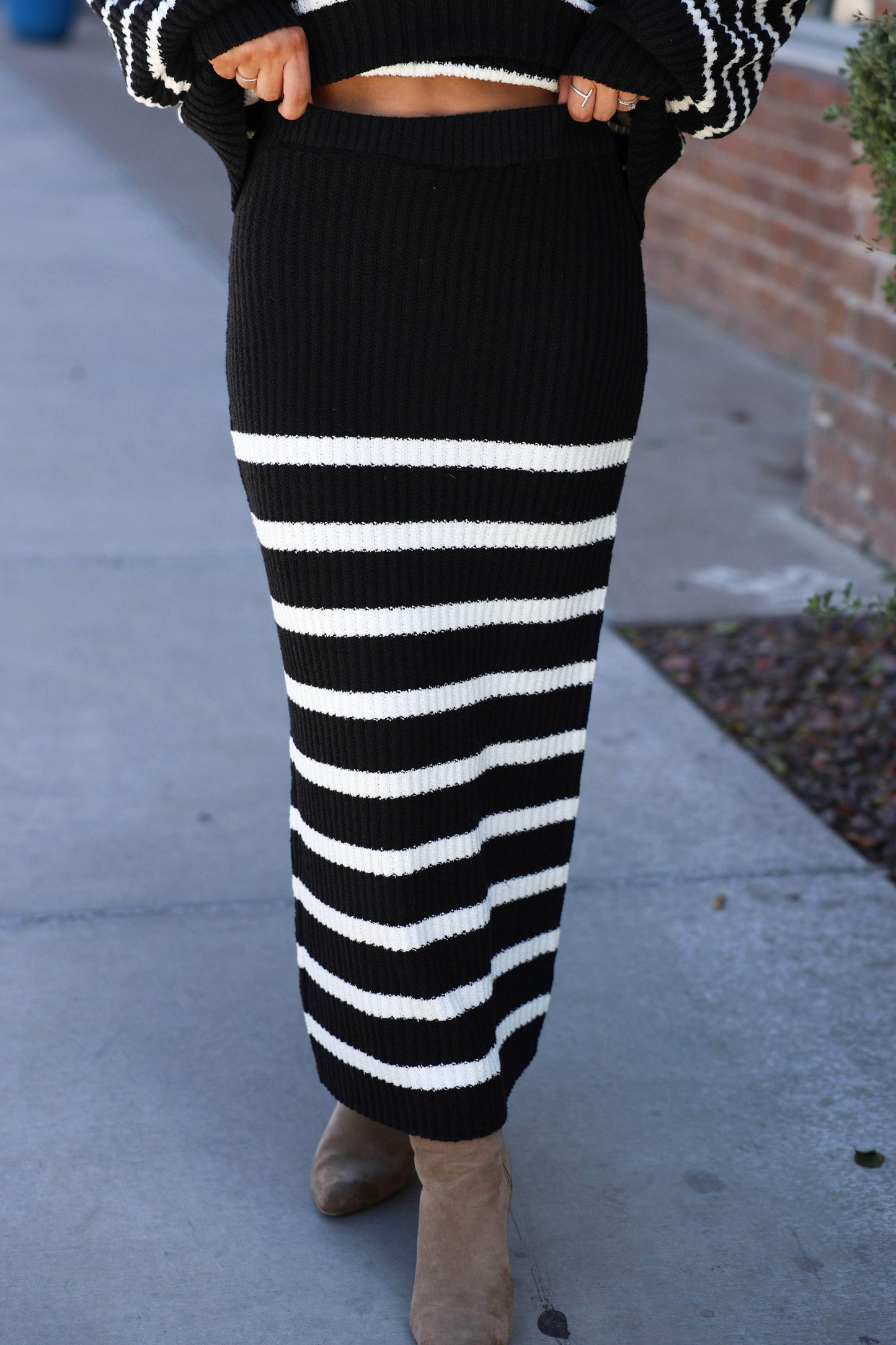 Soho Stroll Sweater Skirt