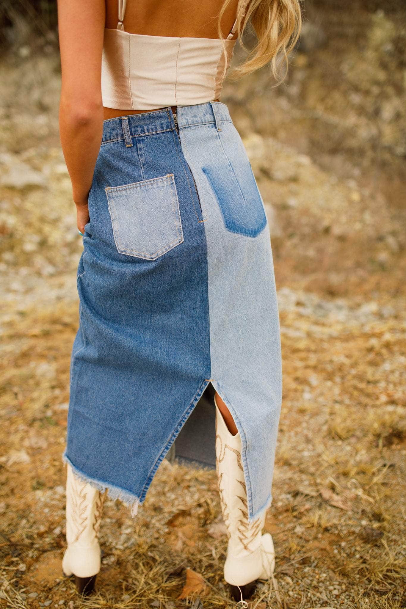 Spears Denim Skirt