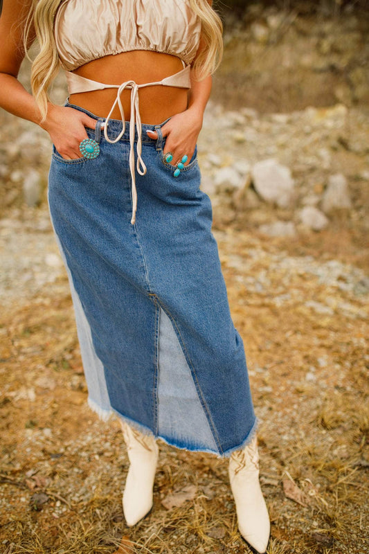 Spears Denim Skirt