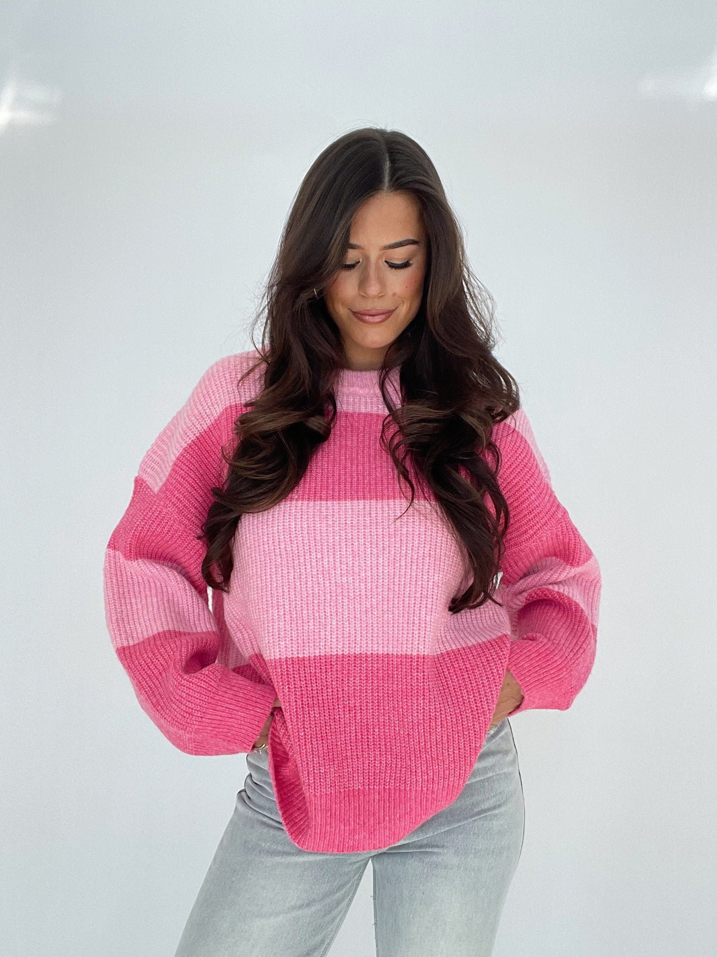 Striped Color Block Sweater