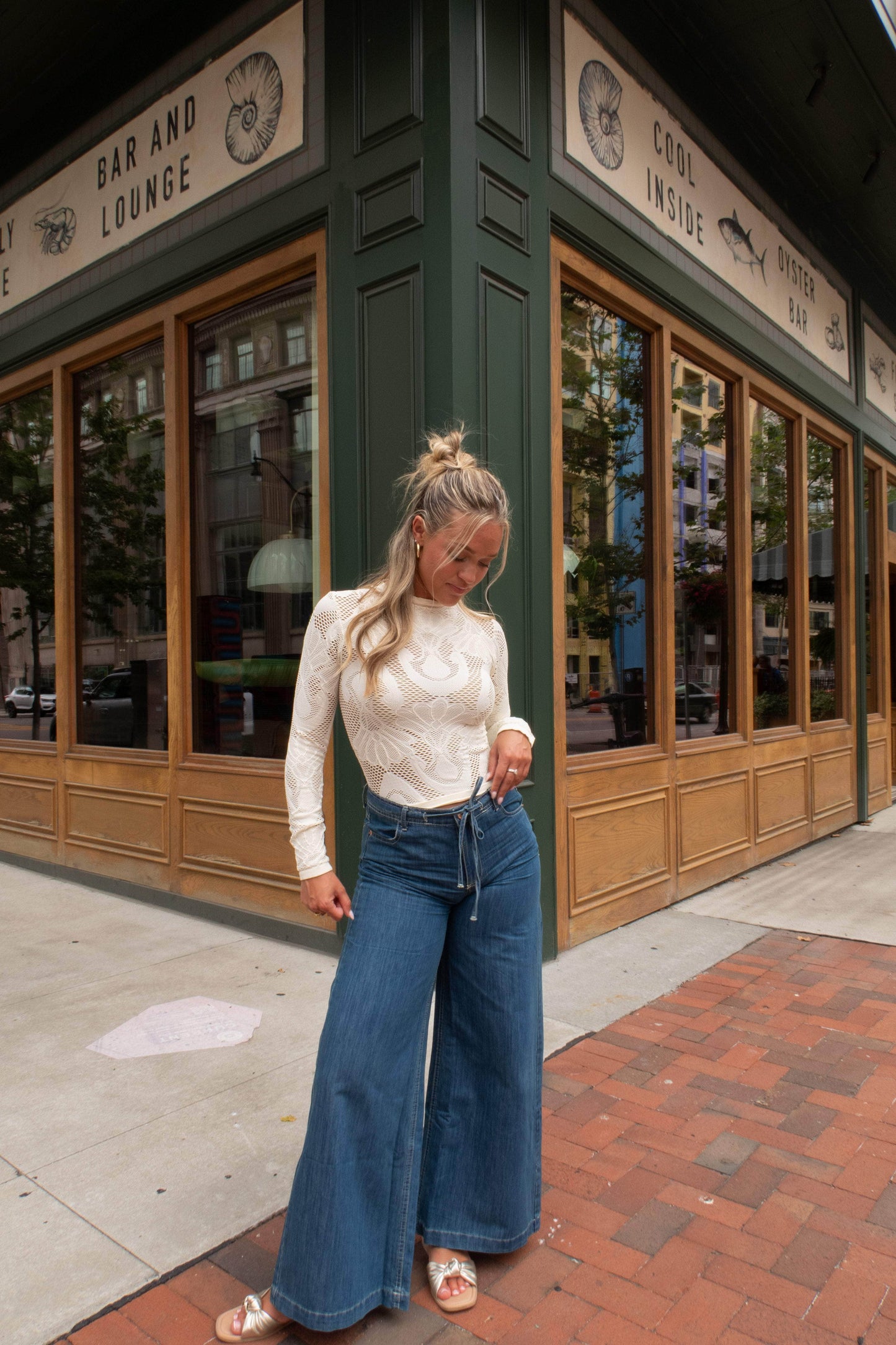 The Sofia Wide Leg Denim
