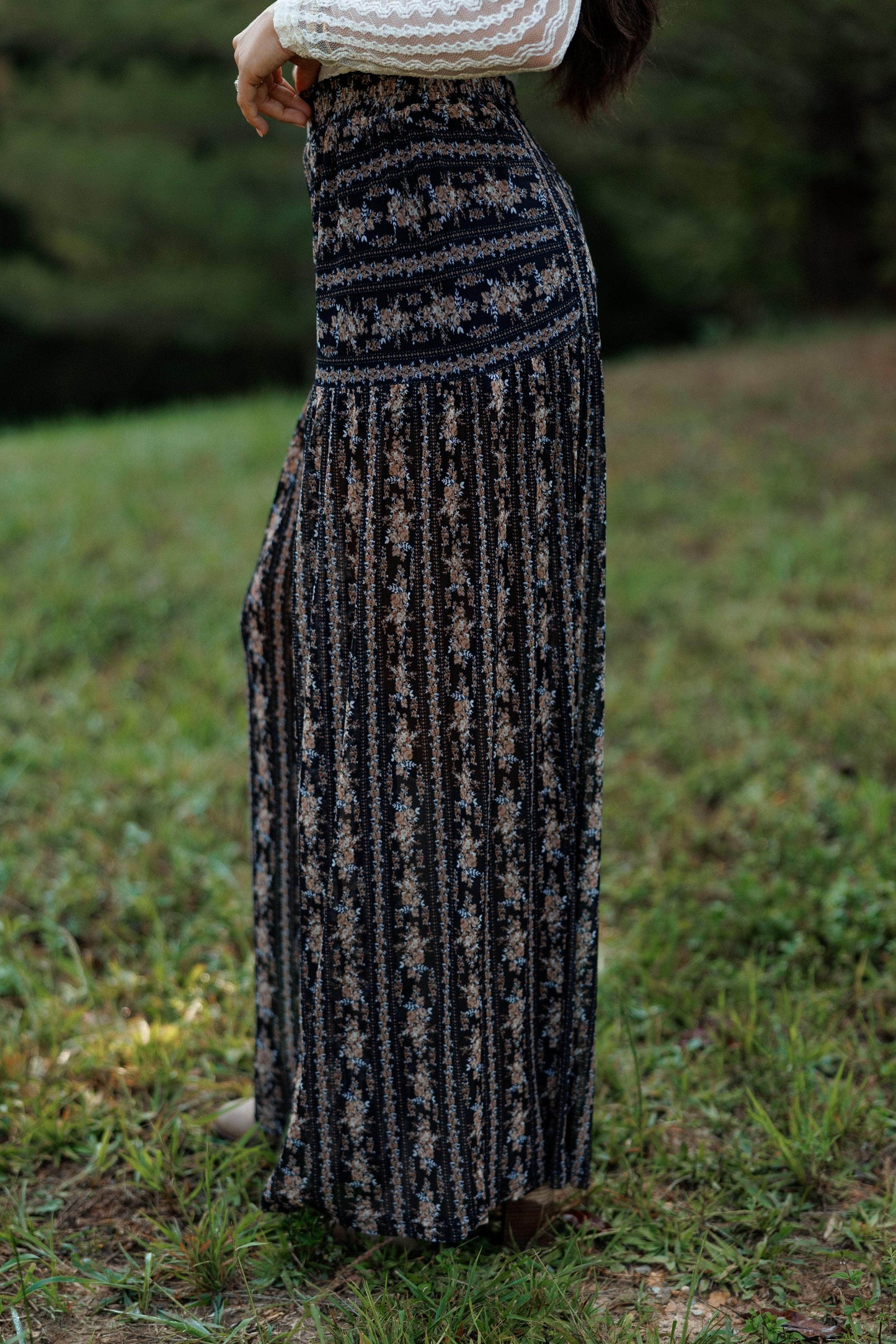Wildflower Path Mesh Pants