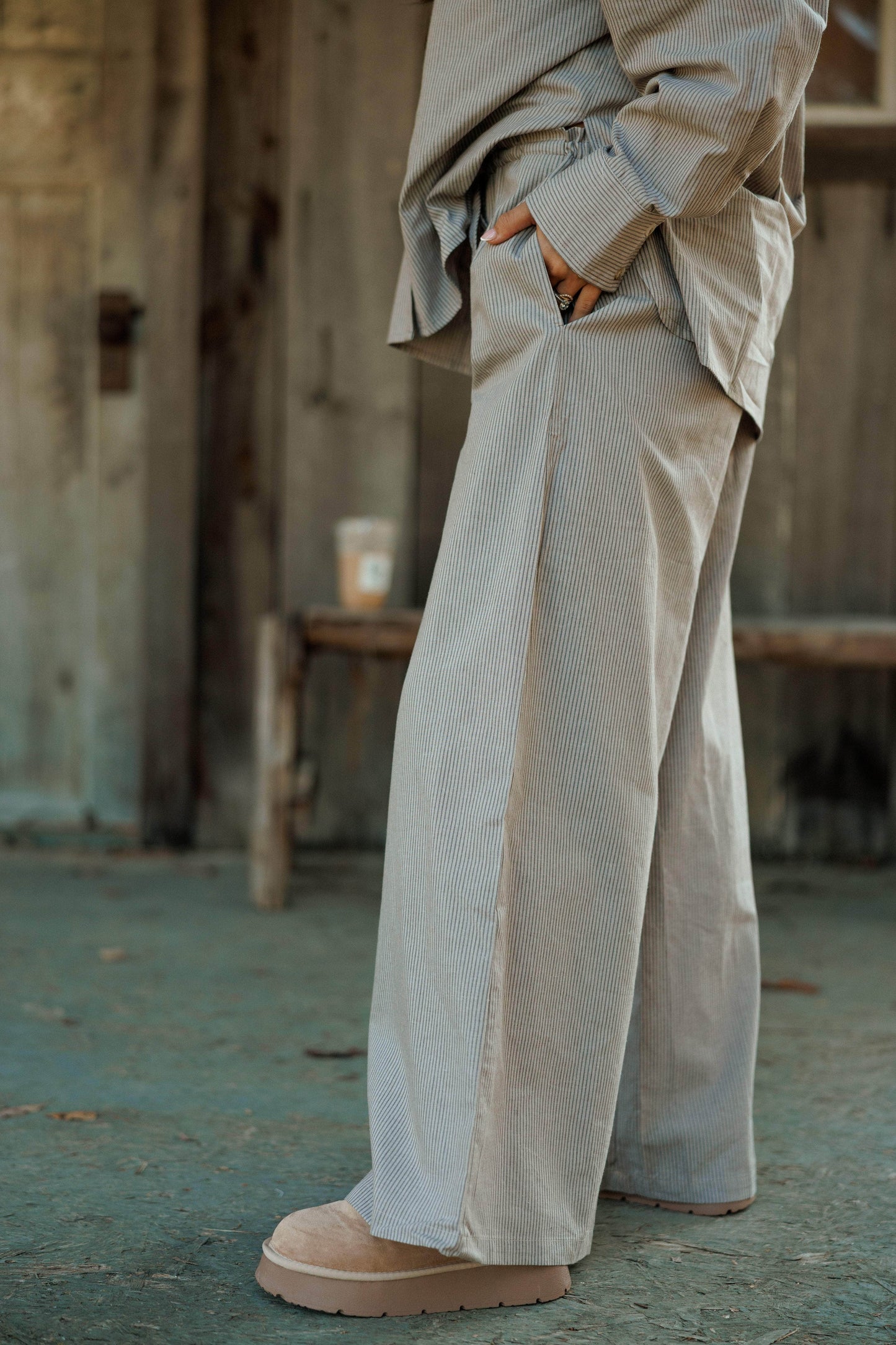 Second Cup Striped Pants