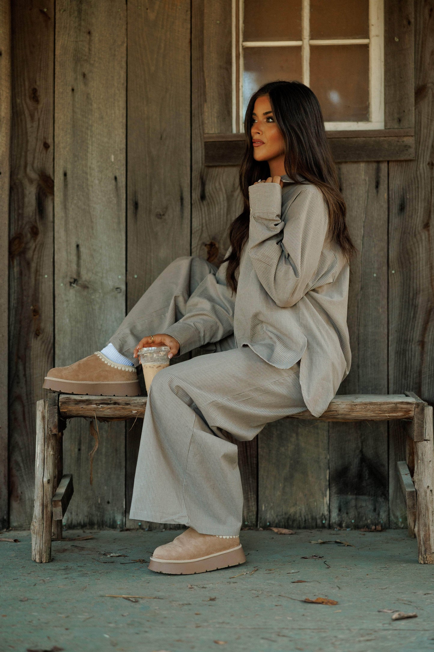 Second Cup Striped Pants