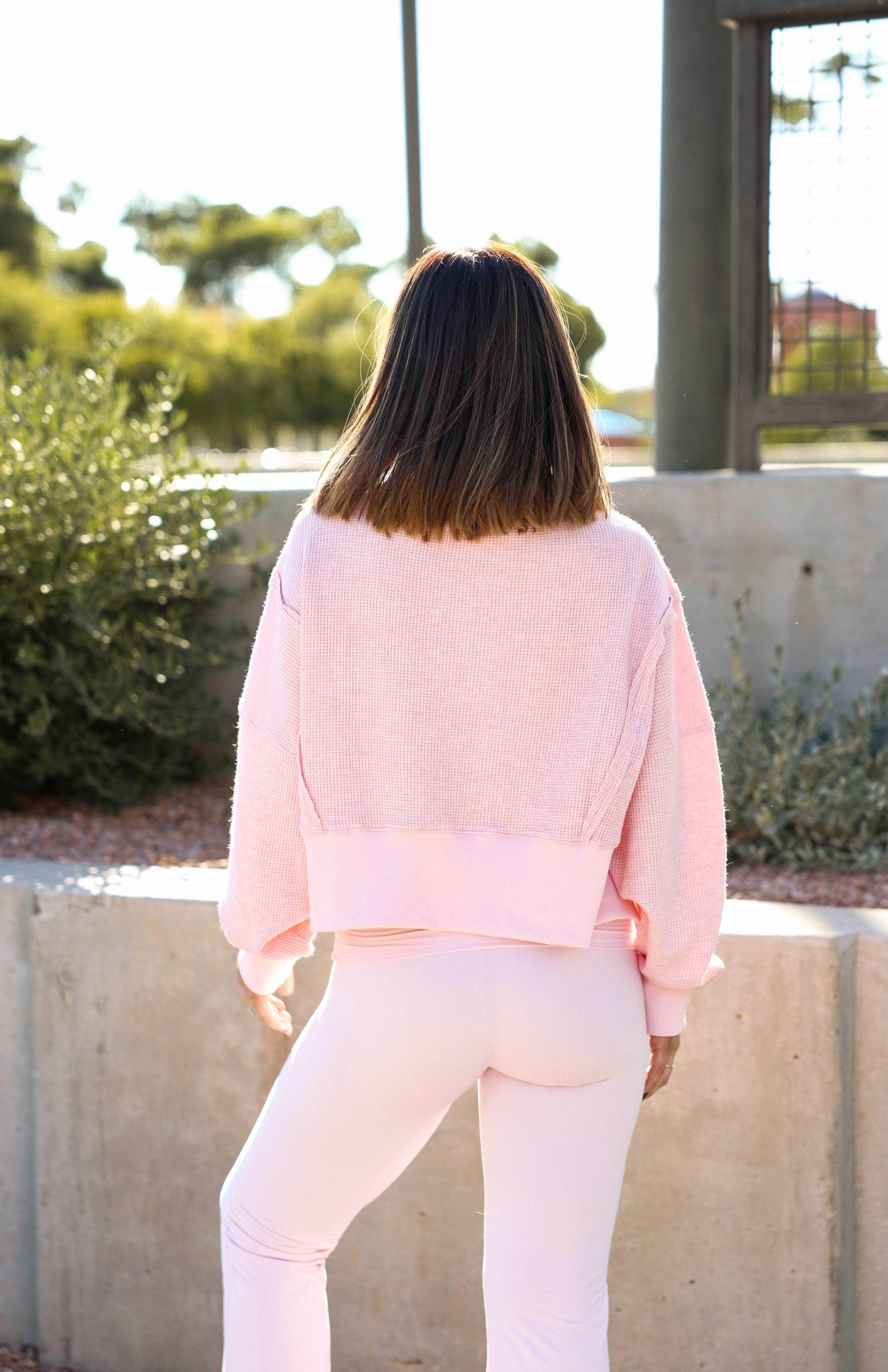 Warm Up Waffle Knit Top