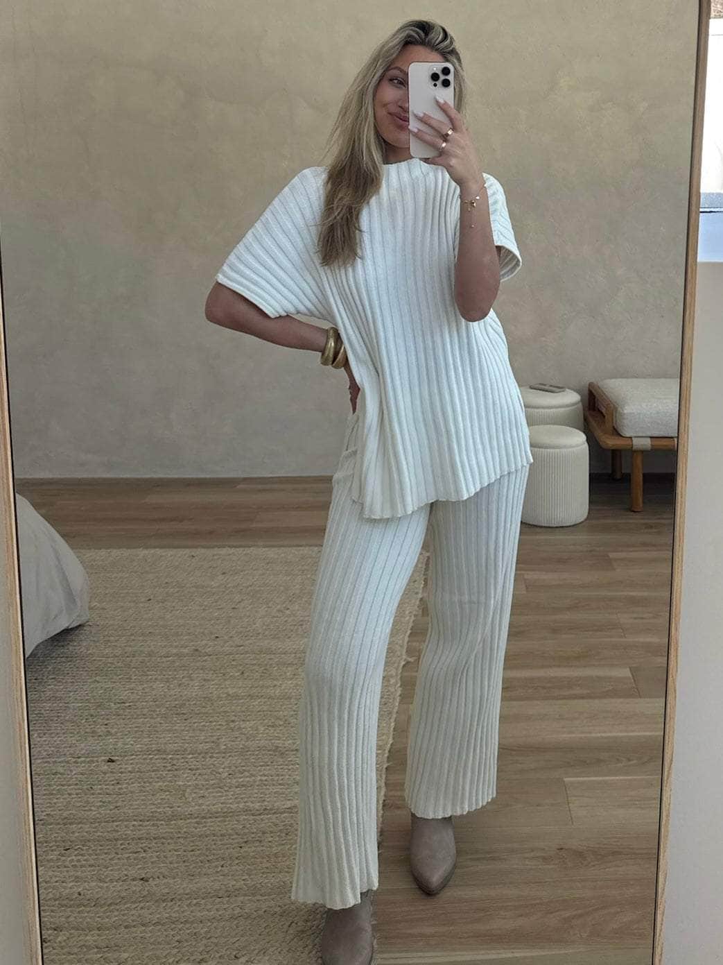 Whitehaven Ribbed Pants