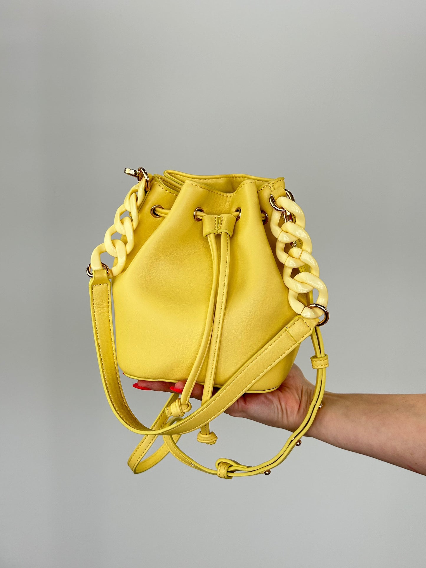 Yellow Bucket Bag