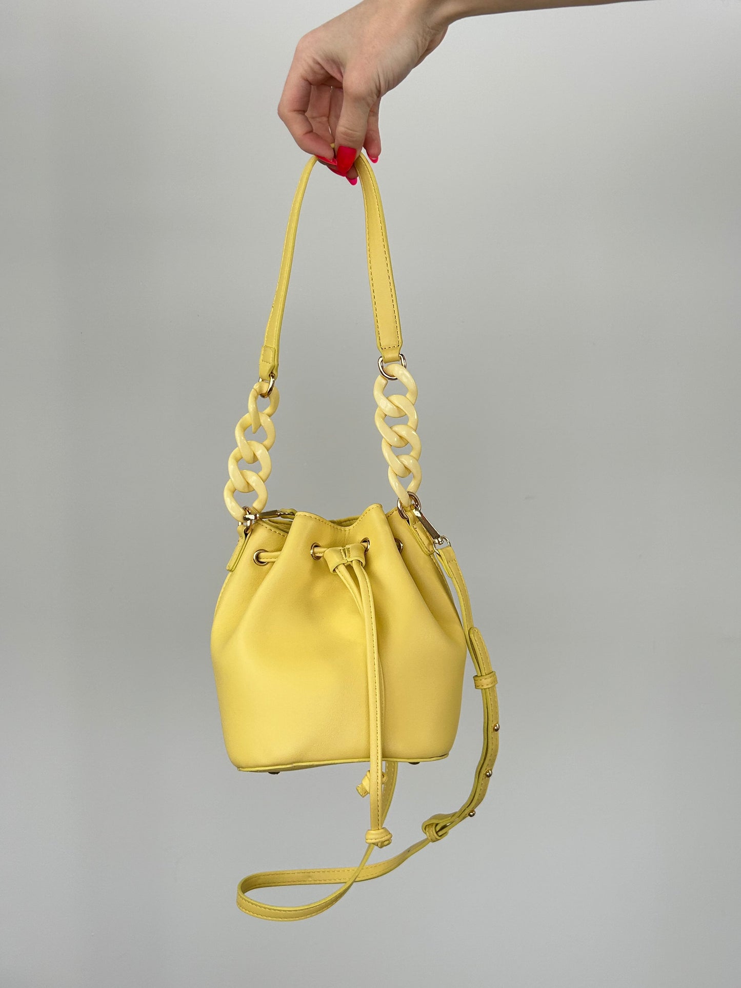 Yellow Bucket Bag